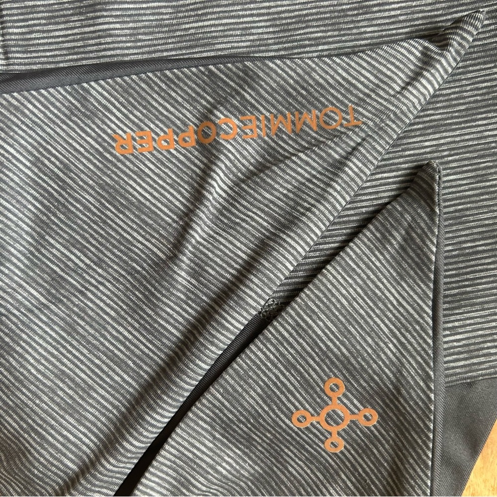 💲5/$25 Tommie Copper Agility Bias Scarf Slate Grey One Size - Picture 2 of 3